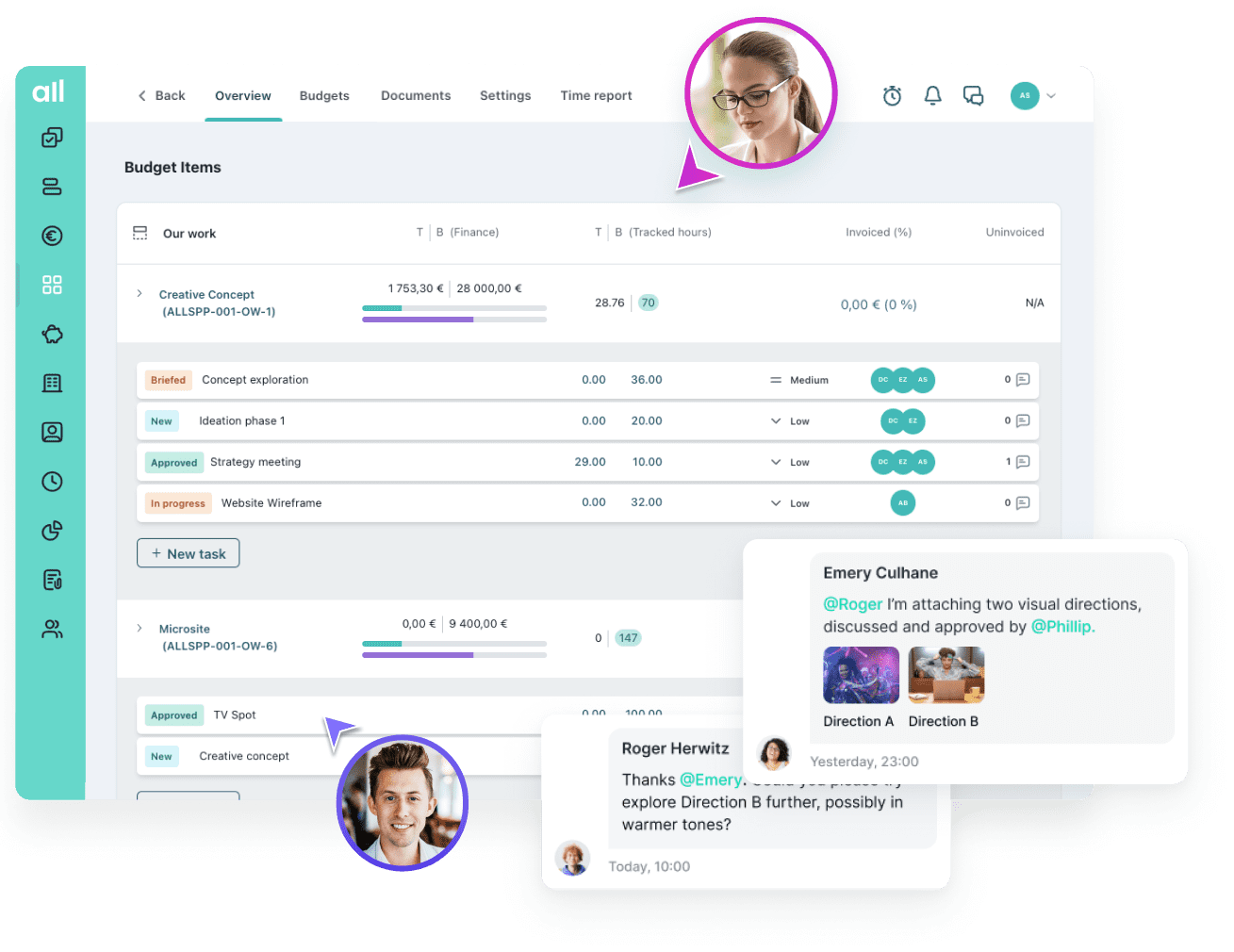 Project management visual